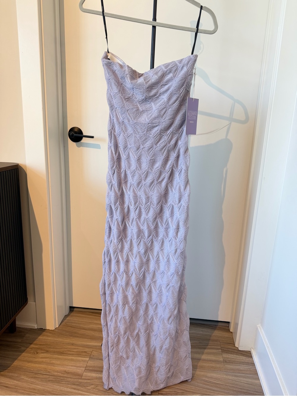 Sleeveless Lavender Maxi Dress